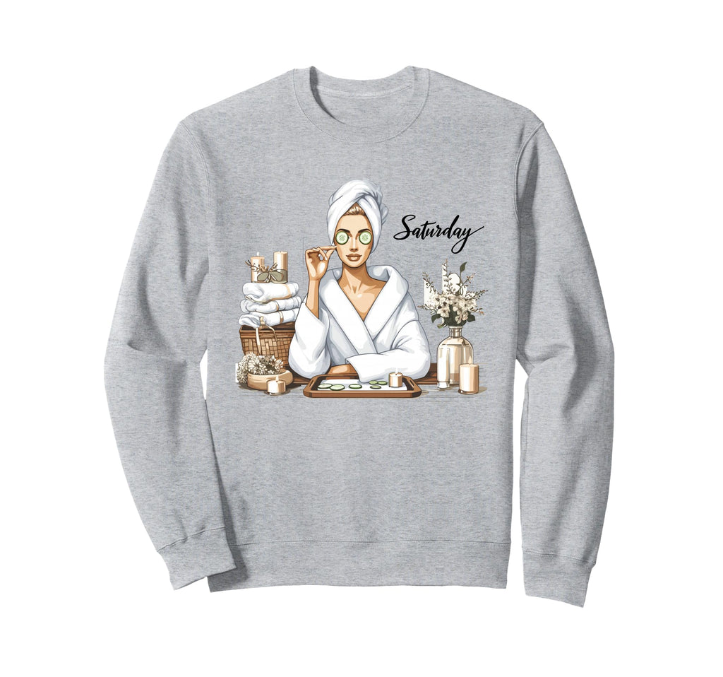 Saturday Spa Day Diva Self Care Sweatshirt - Streetwear Style for Adults - T-Shirt, Sweatshirt, Hoodie