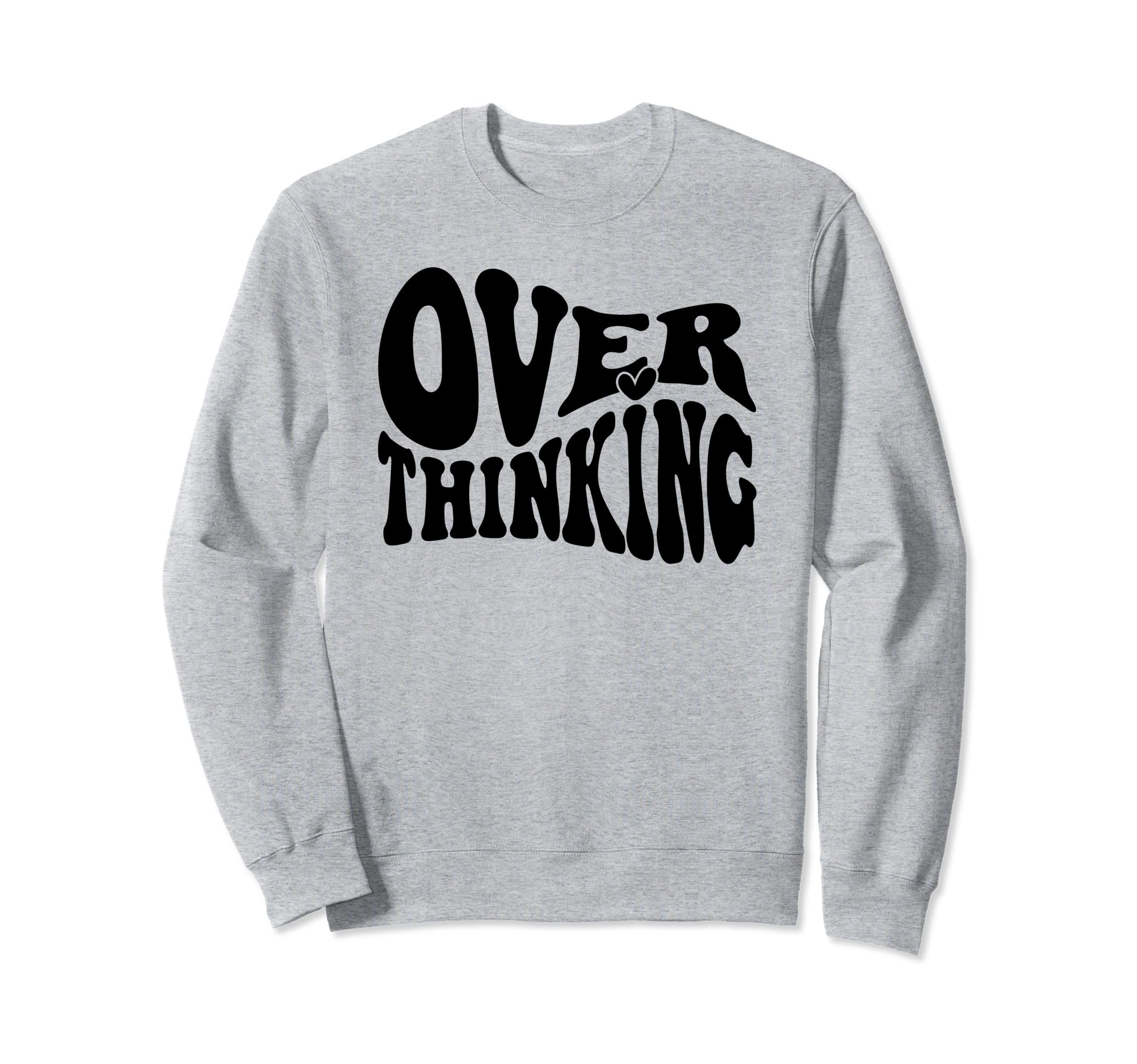 Overthinking Antisocial Over Sweatshirt - Custom Art Print for Adults - T-Shirt, Sweatshirt, Hoodie