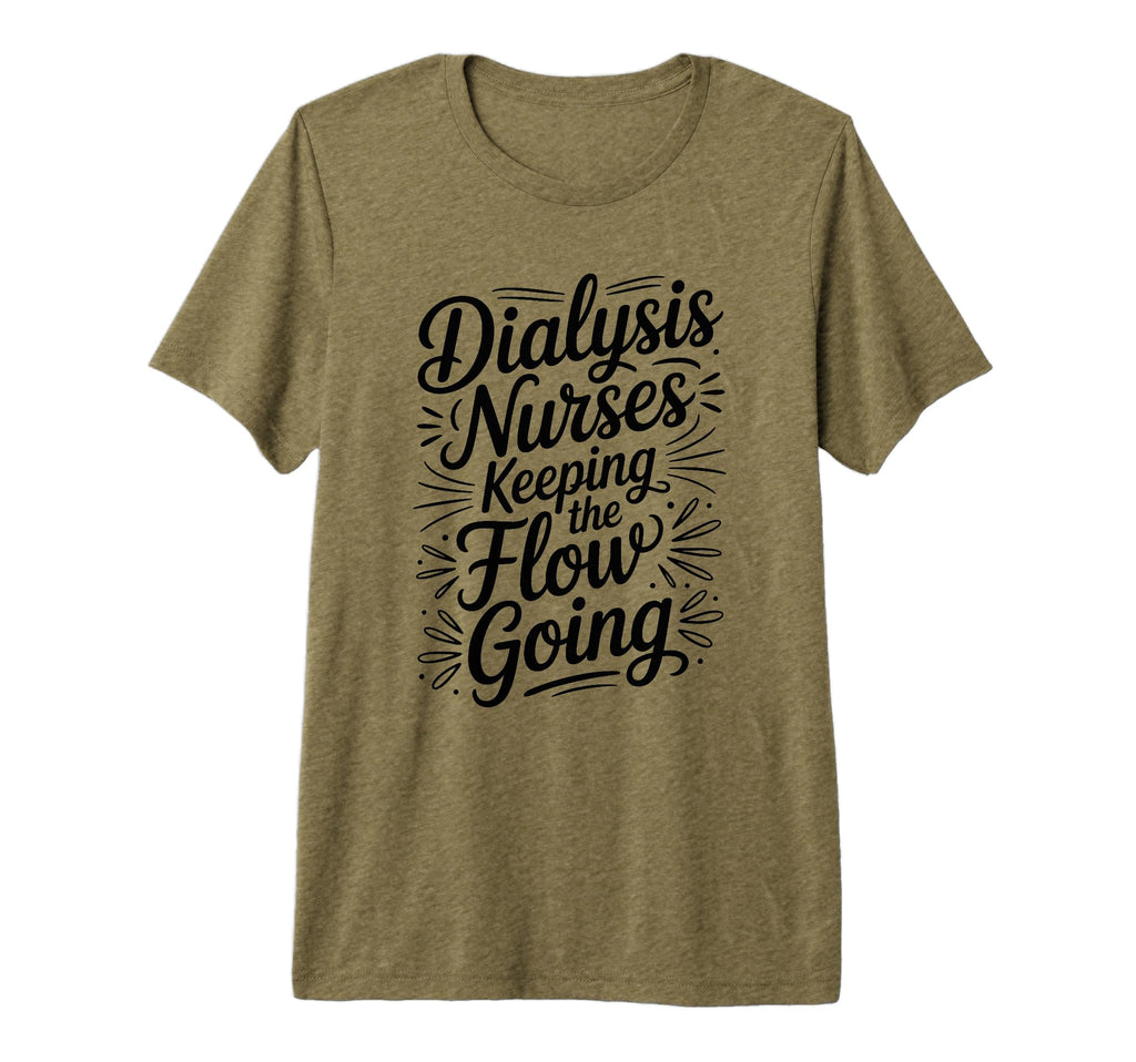 Kidney Nursing Dialysis Nurses T-Shirt - Minimalist Print Men Women - T-Shirt, Sweatshirt, Hoodie