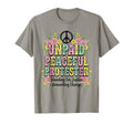 Unpaid Peaceful Protester Floral Leopard T-Shirt - Streetwear Style Unisex - T-Shirt, Sweatshirt, Hoodie