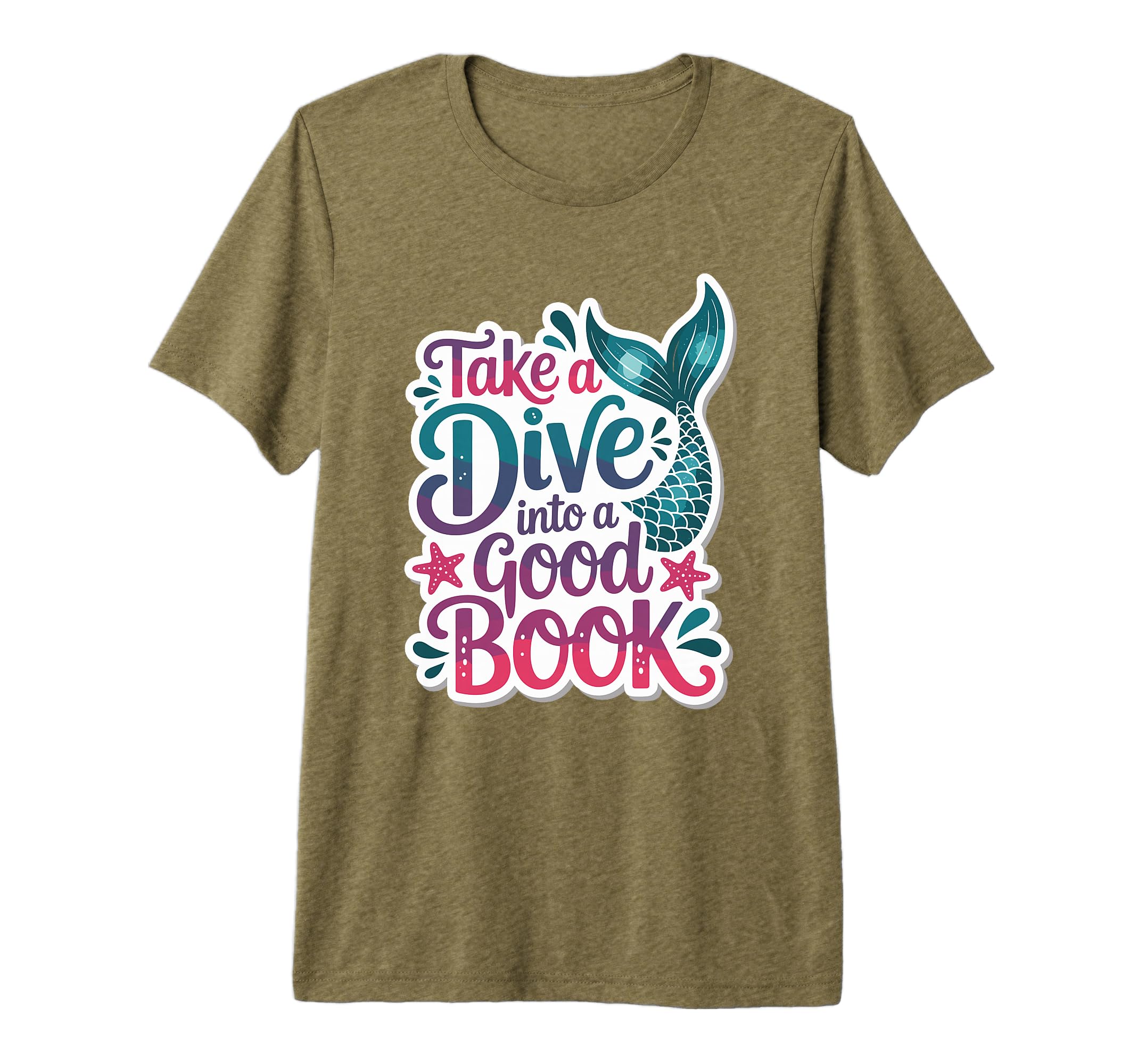 Take Dive Into Good Book T-Shirt - Casual Everyday Wear for Adults - T-Shirt, Sweatshirt, Hoodie