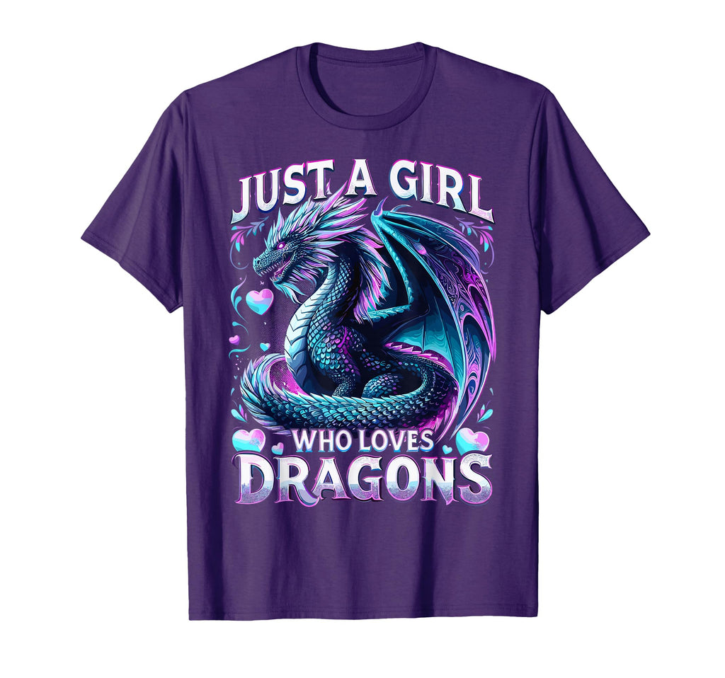 Dragon Just Who Loves Dragons T-Shirt - Unique Graphic for Adults - T-Shirt, Sweatshirt, Hoodie