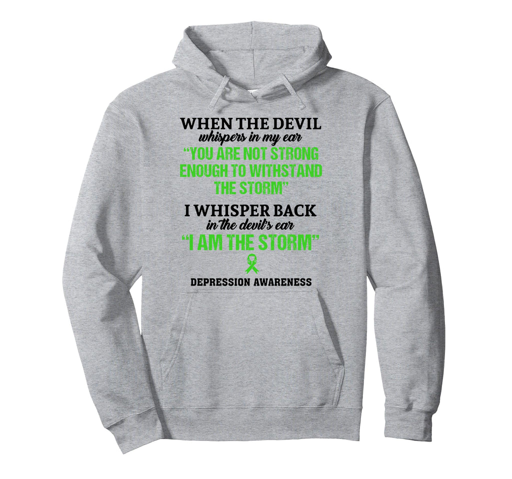 When Devil Whispers My Ear You Are Hoodie - Minimalist Print for Adults - T-Shirt, Sweatshirt, Hoodie
