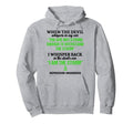 When Devil Whispers My Ear You Are Hoodie - Minimalist Print for Adults - T-Shirt, Sweatshirt, Hoodie