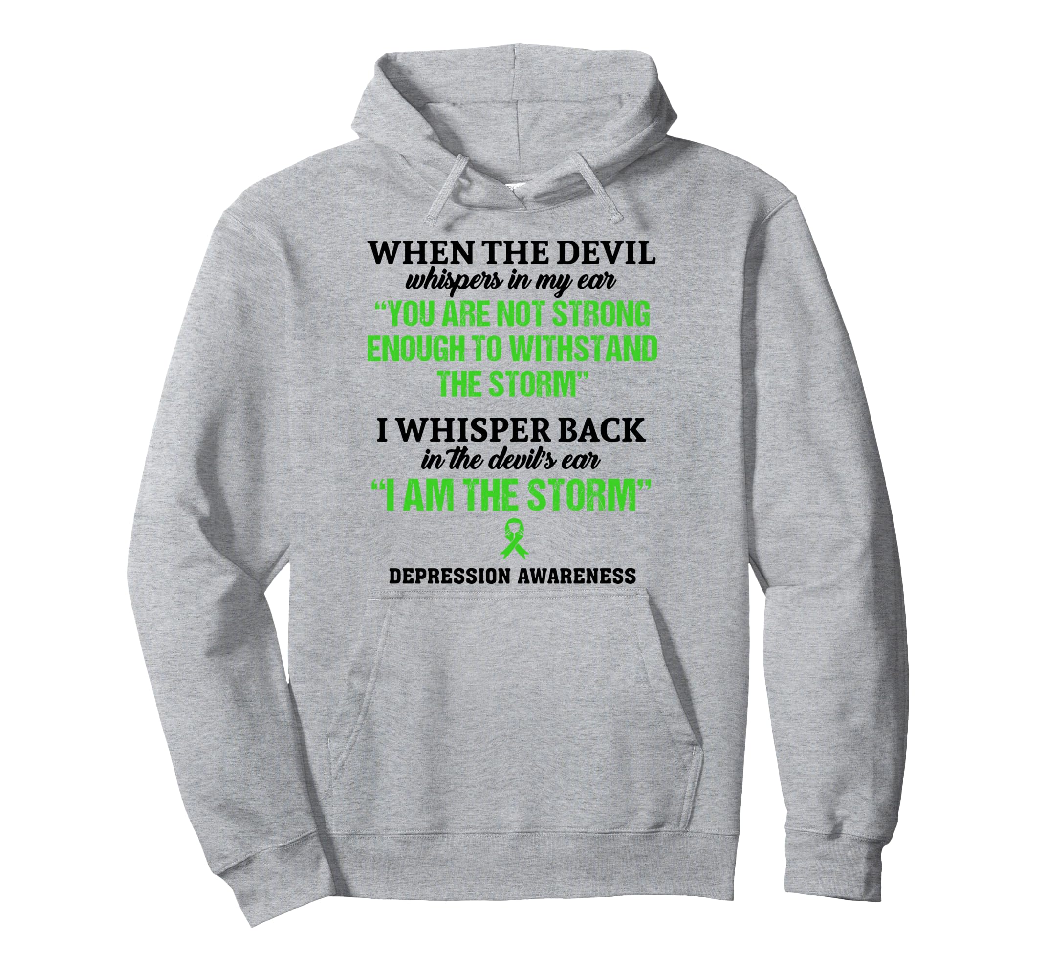 When Devil Whispers My Ear You Are Hoodie - Minimalist Print for Adults - T-Shirt, Sweatshirt, Hoodie