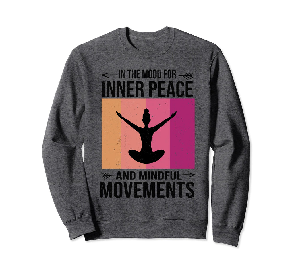 Yoga Mood And Movements Motivational Sweatshirt - Graphic Print Men Women - T-Shirt, Sweatshirt, Hoodie