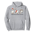 Overstimulated But Festive Funny Goose Hoodie - Minimalist Print Men Women - T-Shirt, Sweatshirt, Hoodie