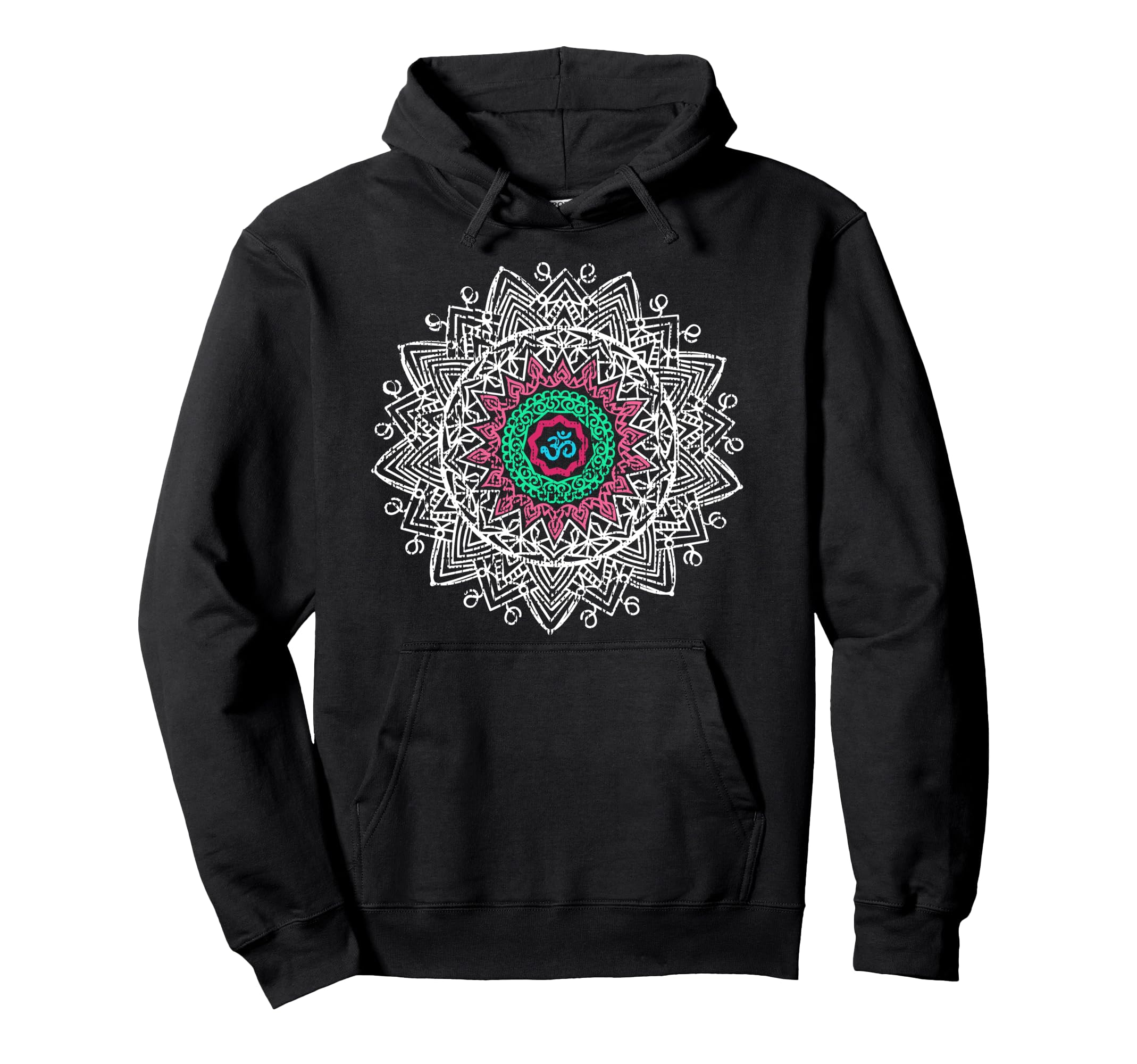 Meditation Workout Yoga Retreat Lover Om Hoodie - Graphic Print for Adults - T-Shirt, Sweatshirt, Hoodie
