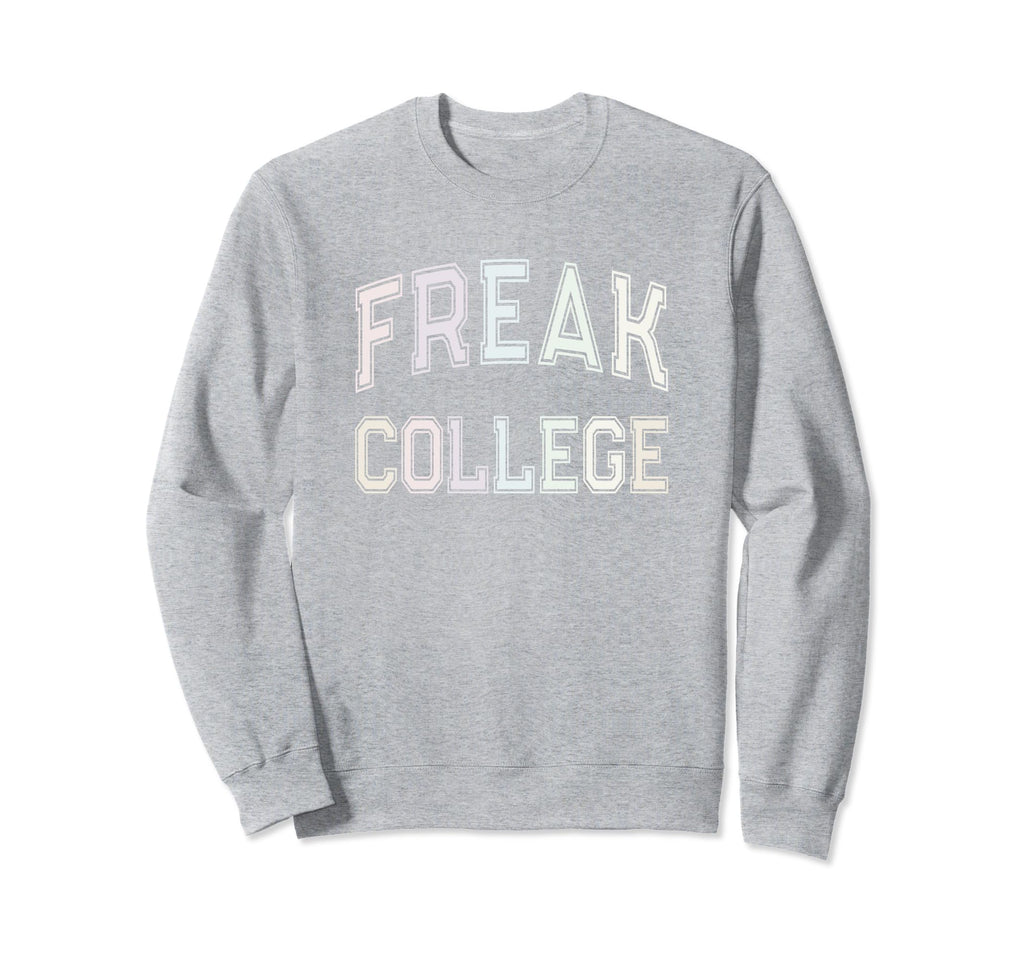 Sarcastic Freak College Introvert Sweatshirt - Minimalist Print Men Women - T-Shirt, Sweatshirt, Hoodie