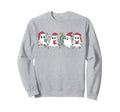 Read More Books Ghost Santa Hat Sweatshirt - Custom Art Print Men Women - T-Shirt, Sweatshirt, Hoodie