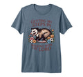 Getting My Steps Walking Lord Opossum Tri T-Shirt - Novelty Apparel Unisex - T-Shirt, Sweatshirt, Hoodie