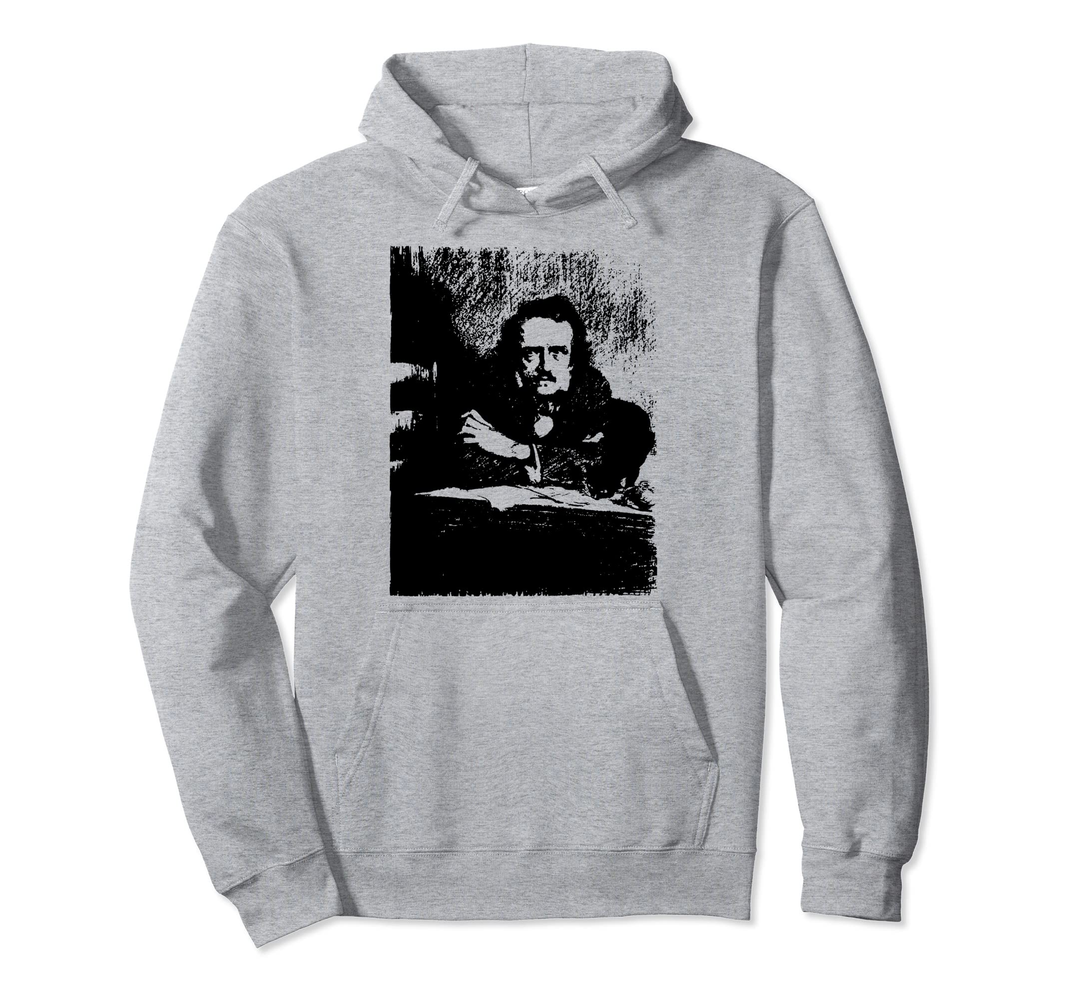 Edgar Allen Poe Black Cat Cat Lover Edgar Hoodie - Streetwear Style Unisex - T-Shirt, Sweatshirt, Hoodie