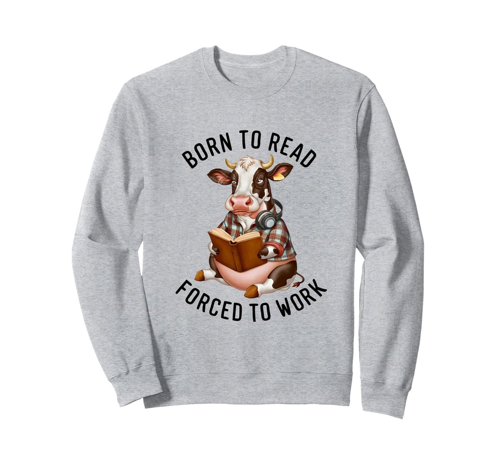 Funny Cow Wearing Headphones Sweatshirt - Streetwear Style Men Women - T-Shirt, Sweatshirt, Hoodie