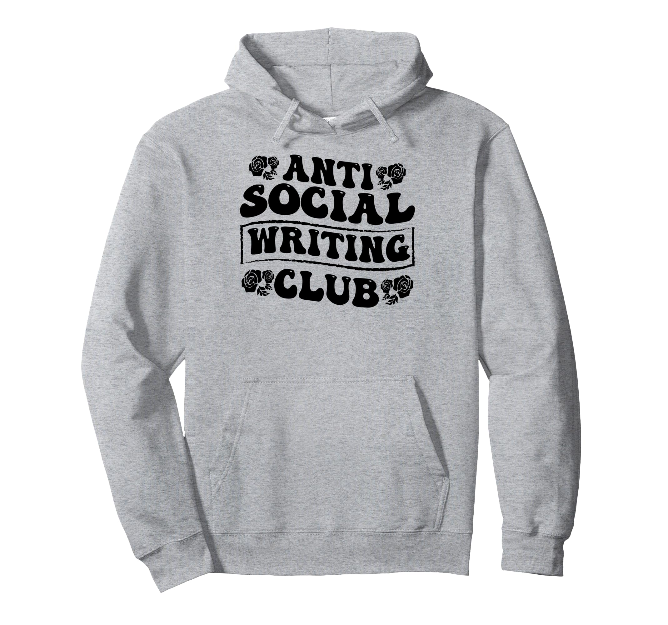 Anti Social Writing Club Funny Hoodie - Aesthetic Graphic for Adults - T-Shirt, Sweatshirt, Hoodie