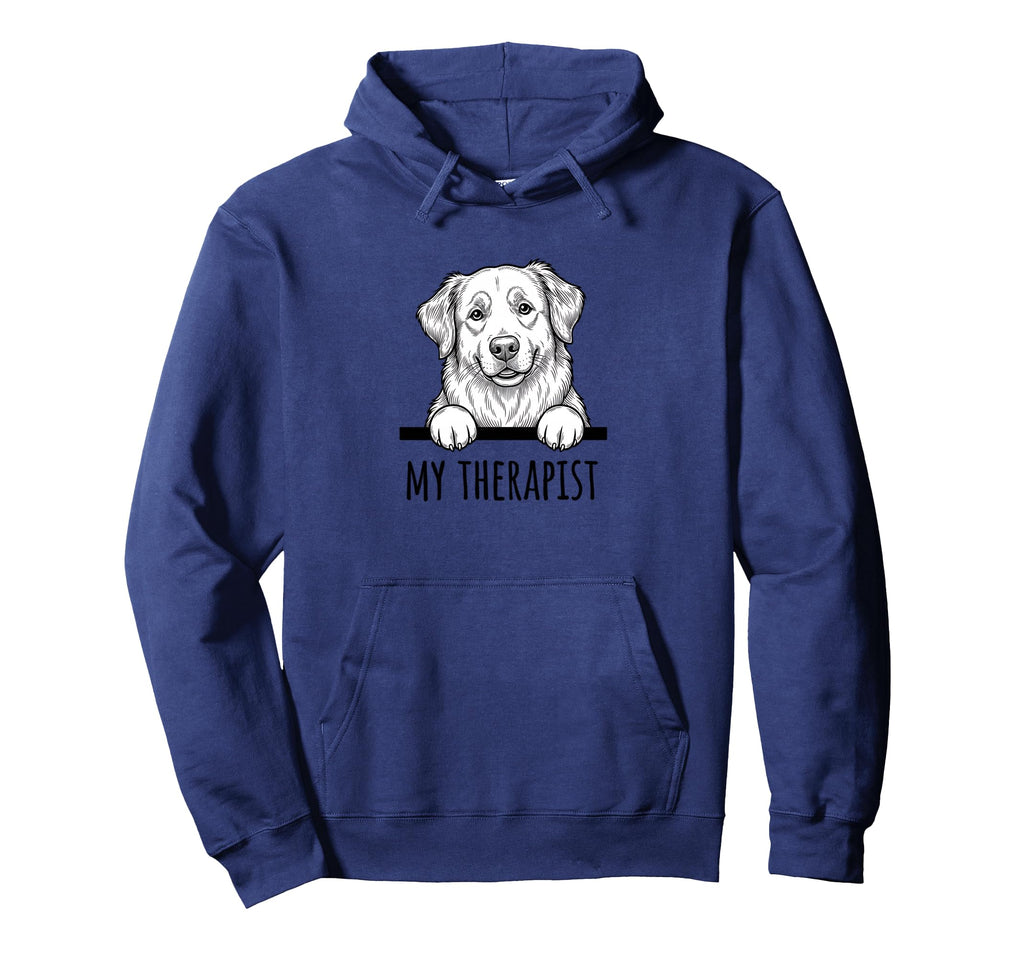 Support My Therapist Funny Dog Therapy Hoodie - Trendy Graphic Unisex - T-Shirt, Sweatshirt, Hoodie