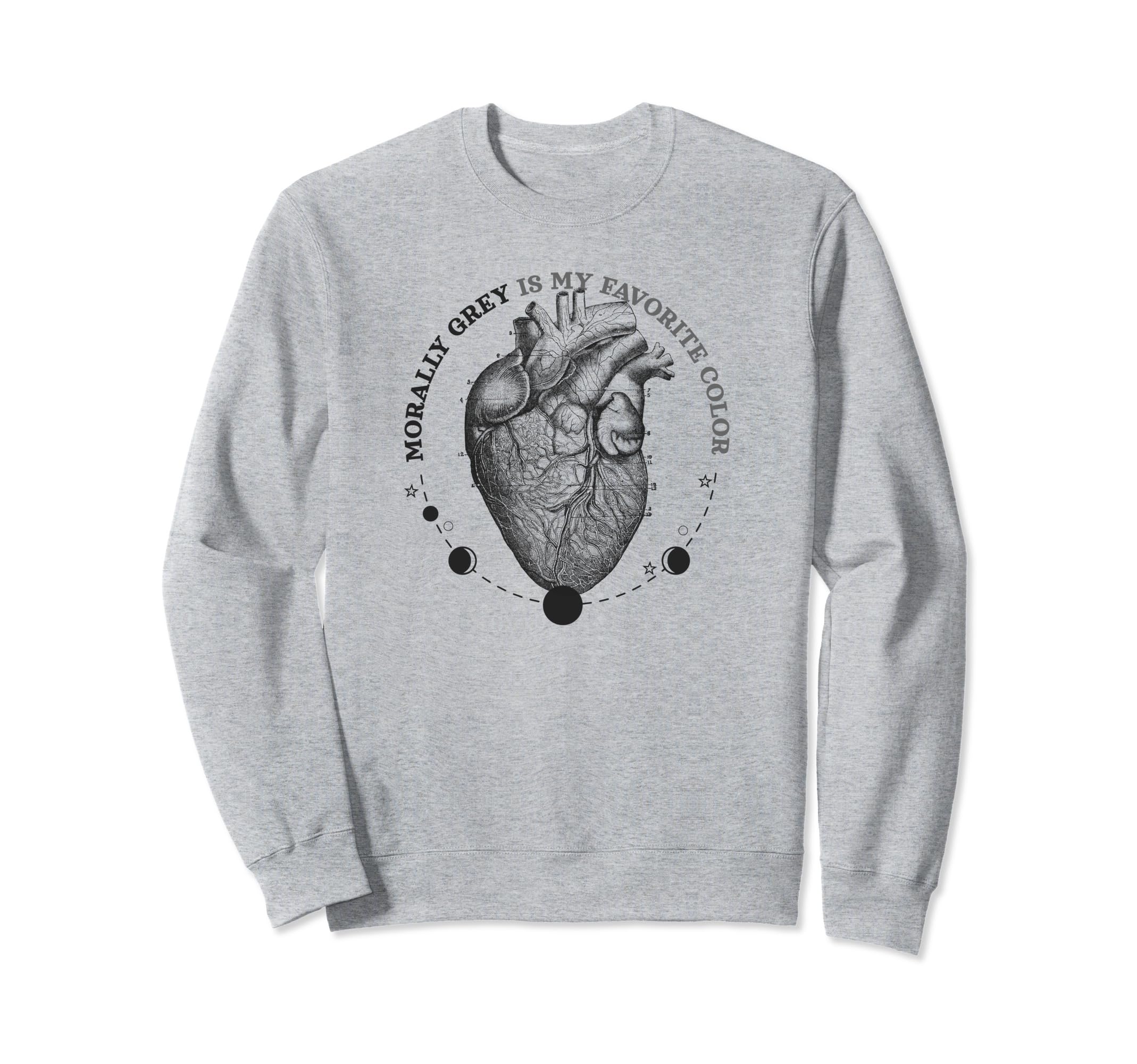 Morally Grey Funny Reading Gift Sweatshirt - Custom Art Print for Adults - T-Shirt, Sweatshirt, Hoodie