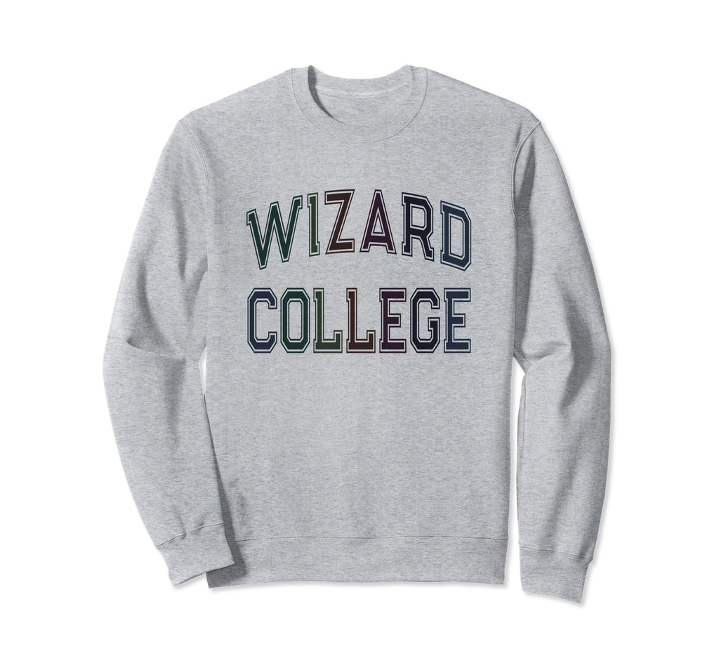 Funny Antisocial Wizard College Sweatshirt - Trendy Graphic Unisex - T-Shirt, Sweatshirt, Hoodie