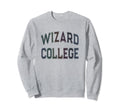 Funny Antisocial Wizard College Sweatshirt - Trendy Graphic Unisex - T-Shirt, Sweatshirt, Hoodie