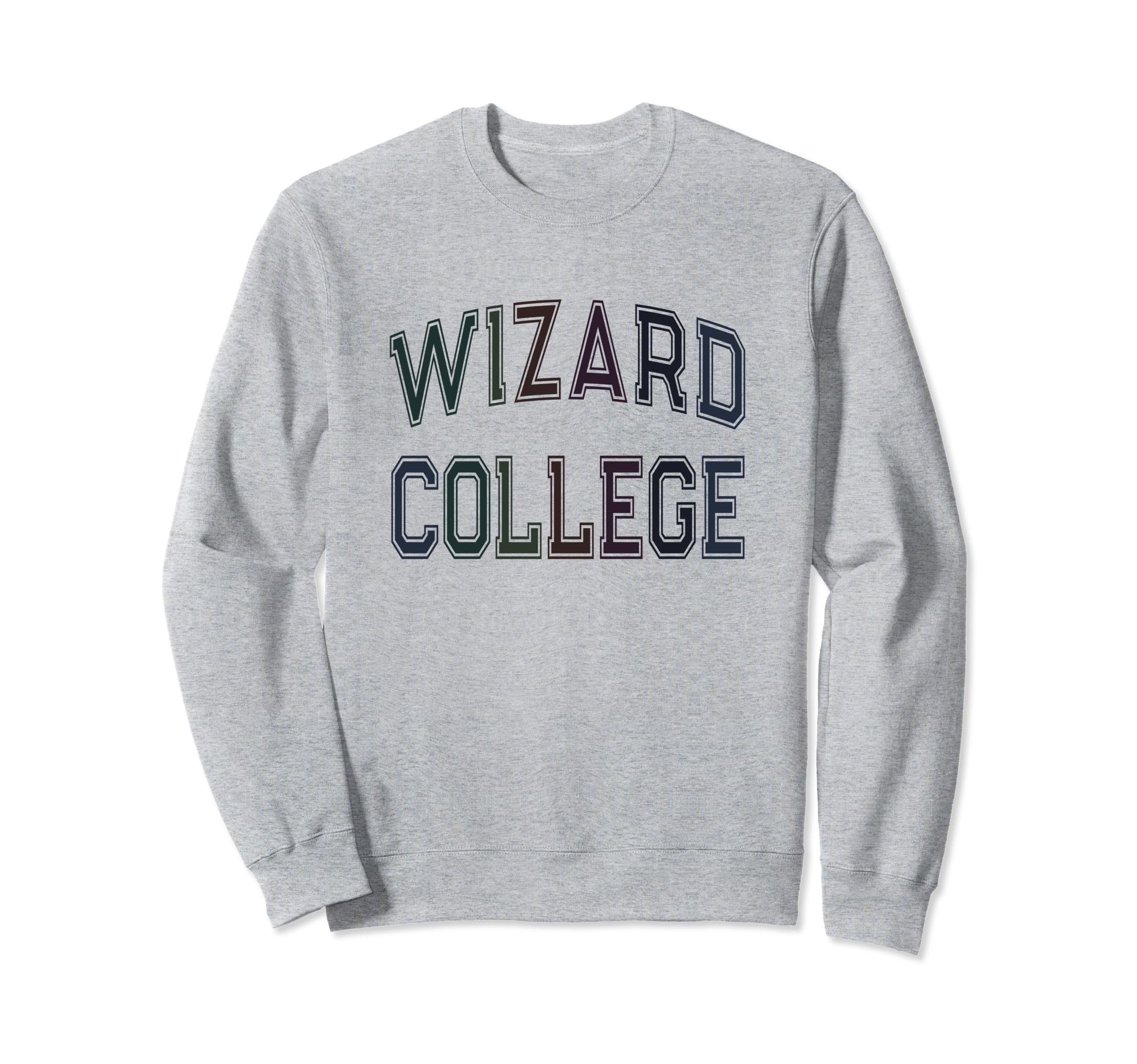 Funny Antisocial Wizard College Sweatshirt - Trendy Graphic Unisex - T-Shirt, Sweatshirt, Hoodie