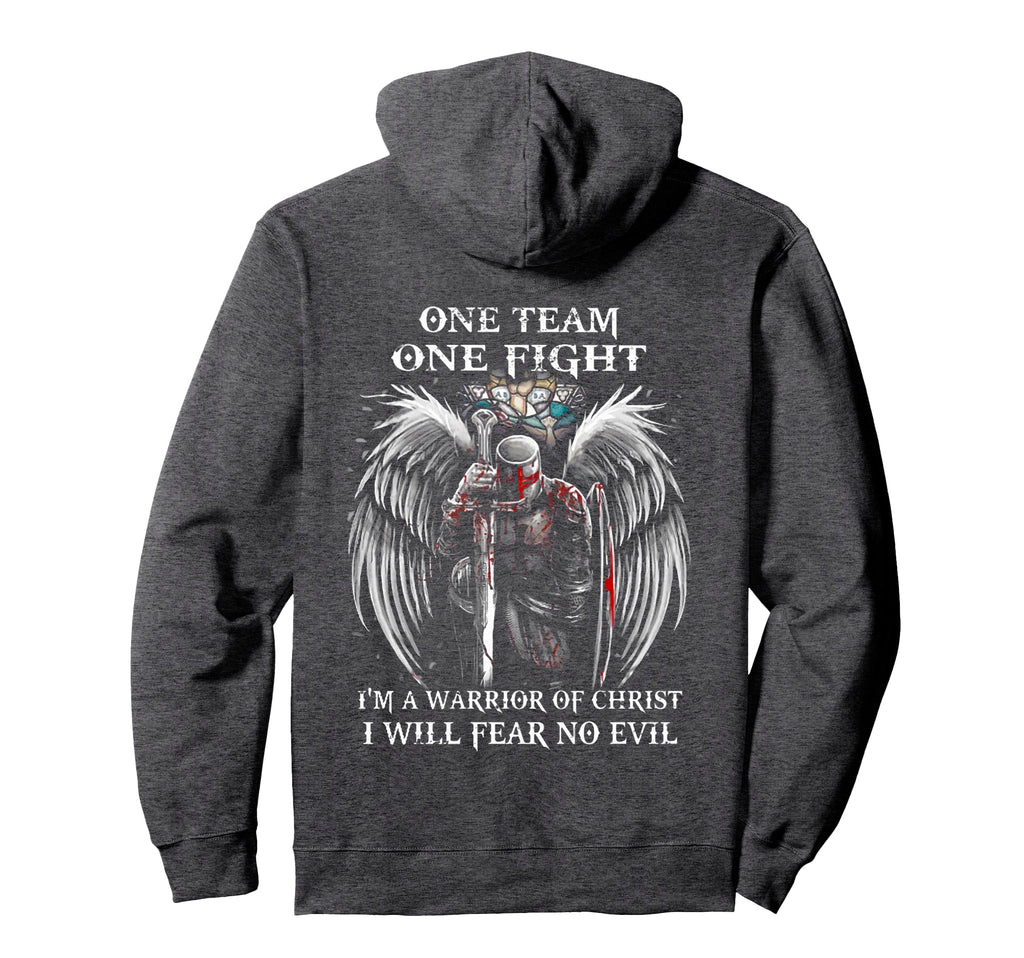 I Am Warrior Christ I Will Fear No Evil Hoodie - Custom Art Print Unisex - T-Shirt, Sweatshirt, Hoodie