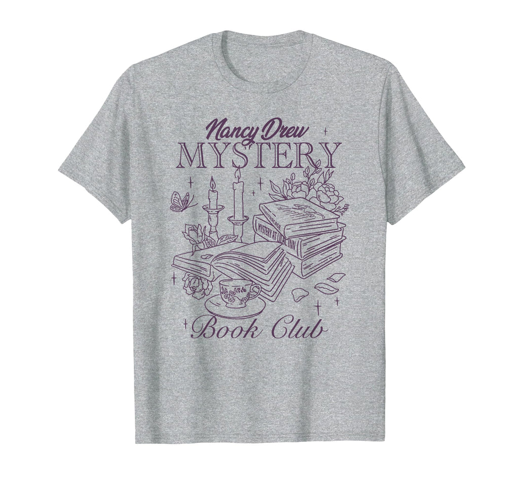 Nancy Drew Mystery Book Club Coquette T-Shirt - Custom Art Print Unisex - T-Shirt, Sweatshirt, Hoodie