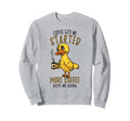 Funny Coffee Keeps Me Going Duck Sweatshirt - Fun Novelty Design Men Women - T-Shirt, Sweatshirt, Hoodie