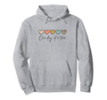 One Day Time Colorful Hearts Mental Hoodie - Trendy Graphic for Adults - T-Shirt, Sweatshirt, Hoodie