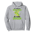 World Bookworms Be Book Dragon Hoodie - Aesthetic Graphic Unisex - T-Shirt, Sweatshirt, Hoodie