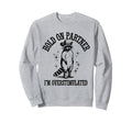 Raccoon Funny Cowboy Hold Partner Im Sweatshirt - Aesthetic Graphic Unisex - T-Shirt, Sweatshirt, Hoodie