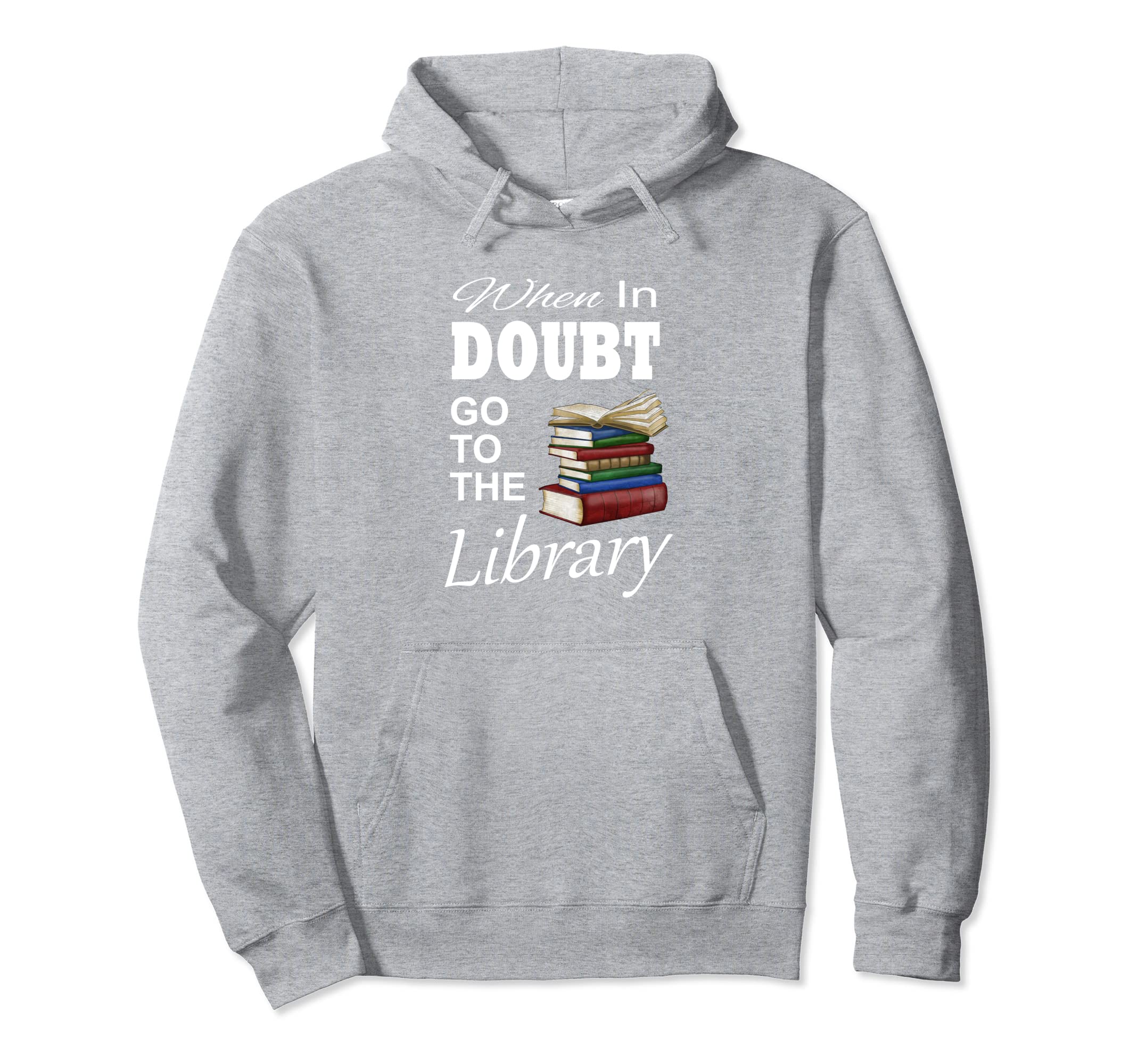 Funny Library Book Reading Book Nerd Hoodie - Minimalist Print for Adults - T-Shirt, Sweatshirt, Hoodie