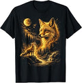 Cute Fox Graphic Tee Boys Men Nature Animal Vintage T-Shirt Unisex T-shirt, Sweatshirt, Hoodie, Long Sleeve Tee - T-Shirt, Sweatshirt, Hoodie