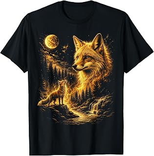 Cute Fox Graphic Tee Boys Men Nature Animal Vintage T-Shirt Unisex T-shirt, Sweatshirt, Hoodie, Long Sleeve Tee - T-Shirt, Sweatshirt, Hoodie