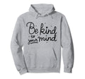 Kind To Mind Depression Mental Health Hoodie - Minimalist Print Unisex - T-Shirt, Sweatshirt, Hoodie