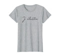 Jane Austen Literature Author Signature T-Shirt - Novelty Apparel Men Women - T-Shirt, Sweatshirt, Hoodie