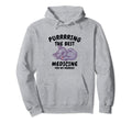 Purring Cat Positivity Cat Lover Self Hoodie - Novelty Apparel Men Women - T-Shirt, Sweatshirt, Hoodie