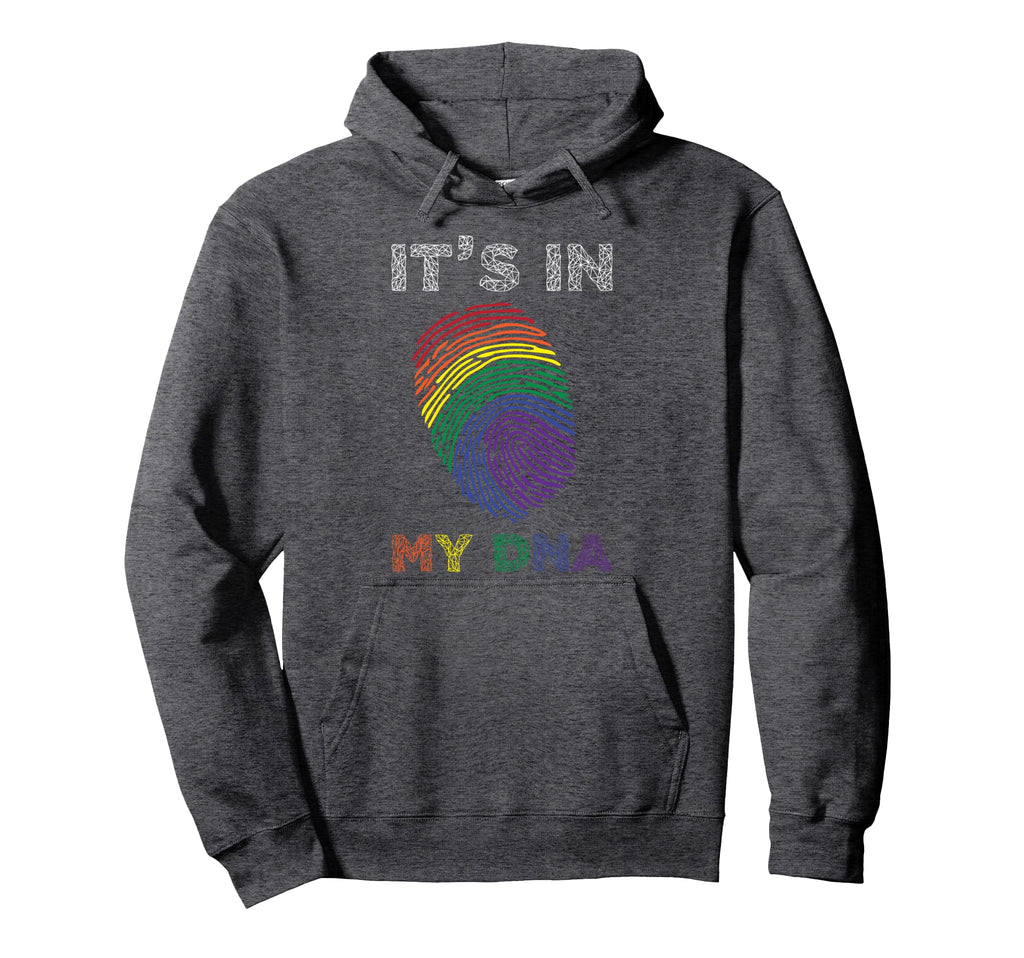 Its My Dna Lgbt Flag Fingerprint Pride Hoodie - Streetwear Style Men Women - T-Shirt, Sweatshirt, Hoodie