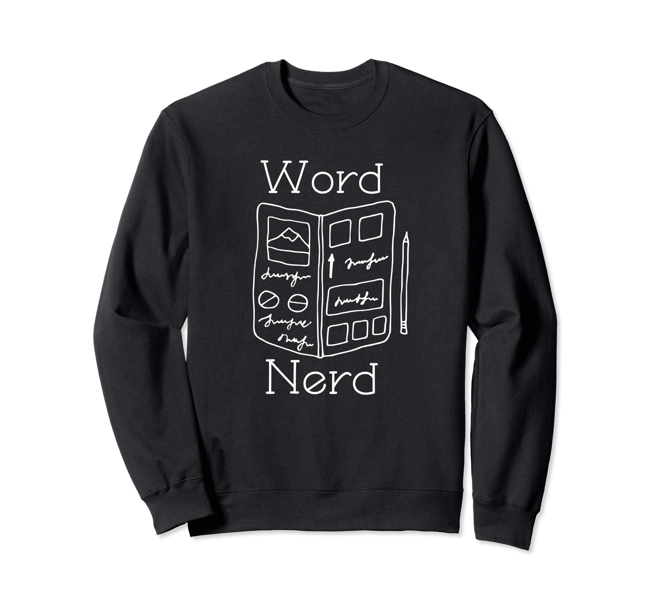 Word Nerd Crossword Puzzle Lover Sweatshirt - Custom Art Print for Adults - T-Shirt, Sweatshirt, Hoodie