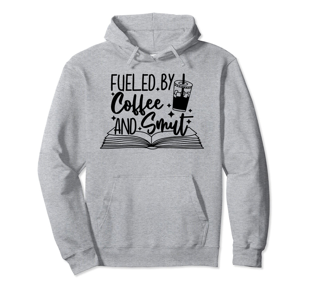 Fueled Coffee And Smut Funny Book Hoodie - Custom Art Print for Adults - T-Shirt, Sweatshirt, Hoodie