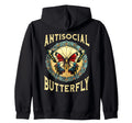 Antisocial Butterfly Gift Sweatshirt - Novelty Apparel for Adults - T-Shirt, Sweatshirt, Hoodie