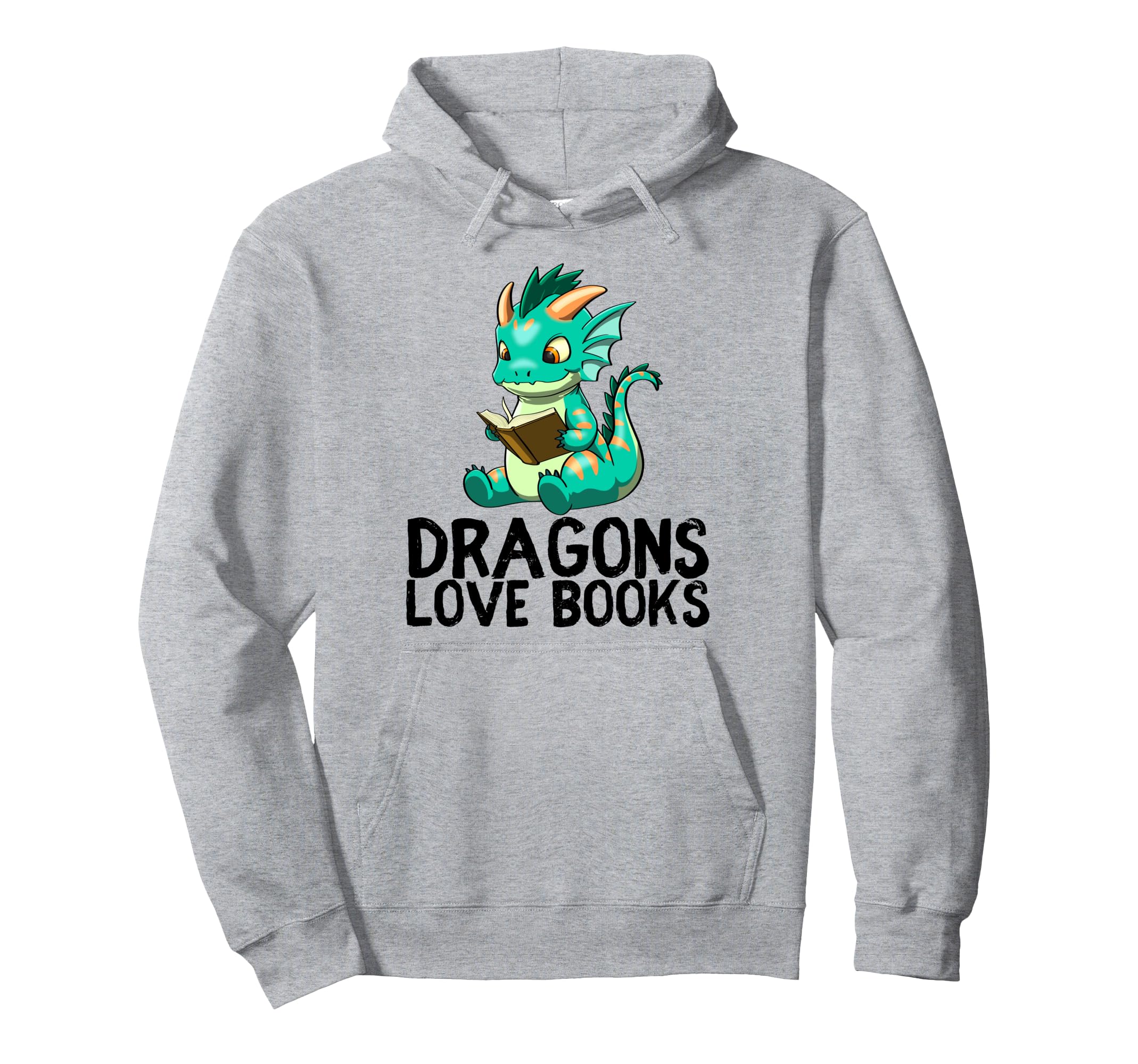 Dragon Reading Book Worm Nerd School Read Hoodie - Unique Graphic Unisex - T-Shirt, Sweatshirt, Hoodie