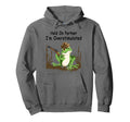 Hold Partner Im Overstimulated Hoodie - Fun Novelty Design for Adults - T-Shirt, Sweatshirt, Hoodie