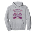 Easily Distracted Dragons And Books Nerd Hoodie - Aesthetic Graphic Unisex - T-Shirt, Sweatshirt, Hoodie