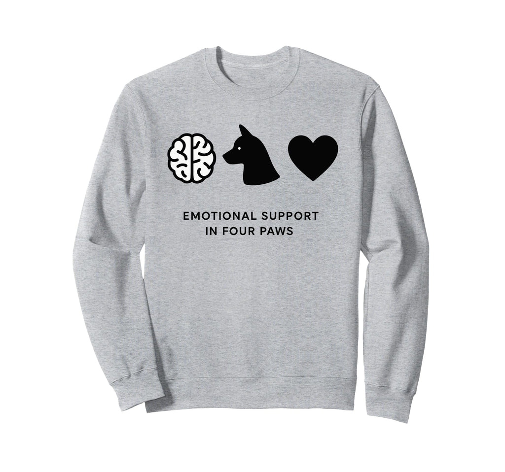 Therapy Dog Mom Emotional Support Sweatshirt - Custom Art Print for Adults - T-Shirt, Sweatshirt, Hoodie