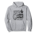 Overstimulated Moms Club Funny Anxiety Hoodie - Novelty Apparel Men Women - T-Shirt, Sweatshirt, Hoodie