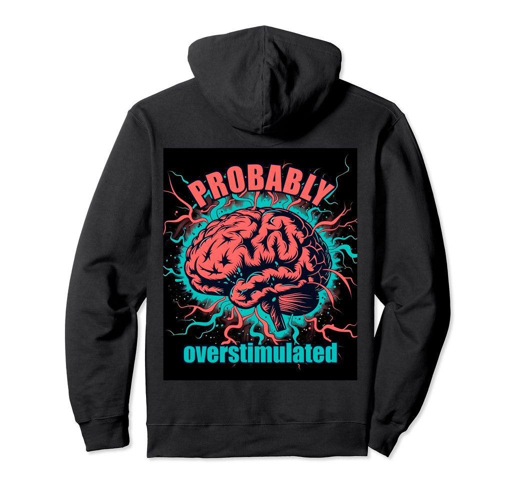 Gehirn Blitze Neurodivers Sweatshirt - Minimalist Print Unisex - T-Shirt, Sweatshirt, Hoodie