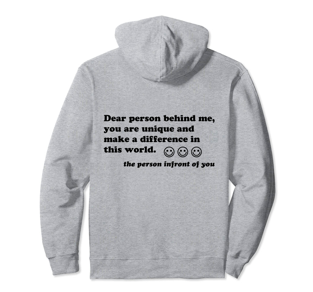 Dear Person Behind Me You Are Enough Hoodie - Aesthetic Graphic for Adults - T-Shirt, Sweatshirt, Hoodie