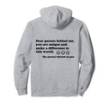 Dear Person Behind Me You Are Enough Hoodie - Aesthetic Graphic for Adults - T-Shirt, Sweatshirt, Hoodie