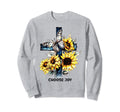 Choose Joy Cross Sunflowers Sweatshirt - Trendy Graphic Men Women - T-Shirt, Sweatshirt, Hoodie