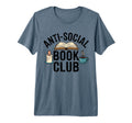Anti Social Book Club Booktrovert T-Shirt - Custom Art Print Unisex - T-Shirt, Sweatshirt, Hoodie