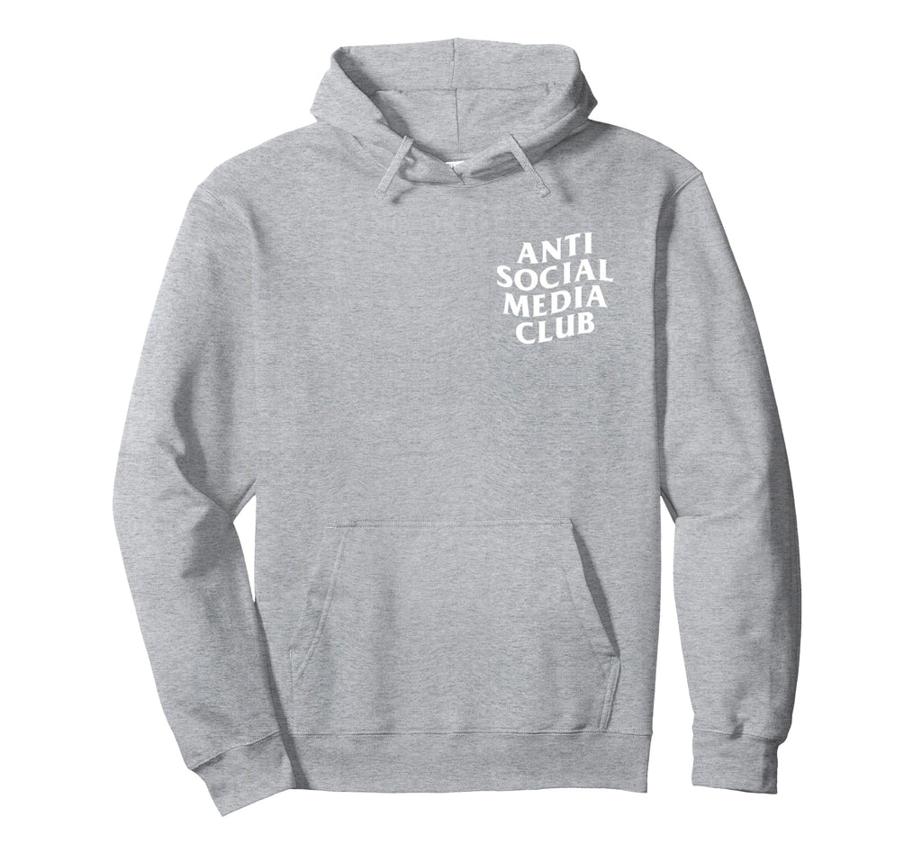 Anti Social Media Club Introverts Real Hoodie - Trendy Graphic for Adults - T-Shirt, Sweatshirt, Hoodie